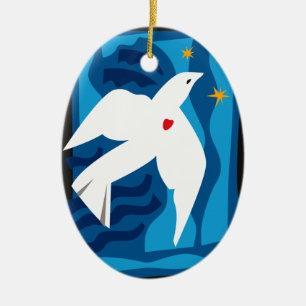 Ornement de colombe de paix