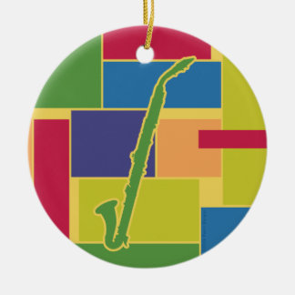 Ornement de Colorblocks de clarinette d'alto