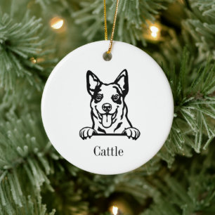 Ornement de compagnie personnalisé pour chien de b