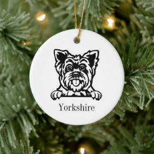 Ornement de compagnie personnalisé pour chien York