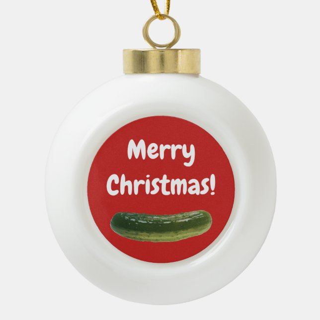 Ornement de conserves au vinaigre de Noël pour (Devant)