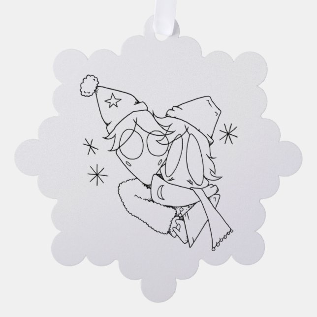 Ornement de couple cosy (Recto)