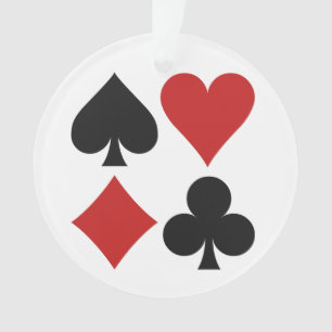 Ornement de coutume de joueur de carte