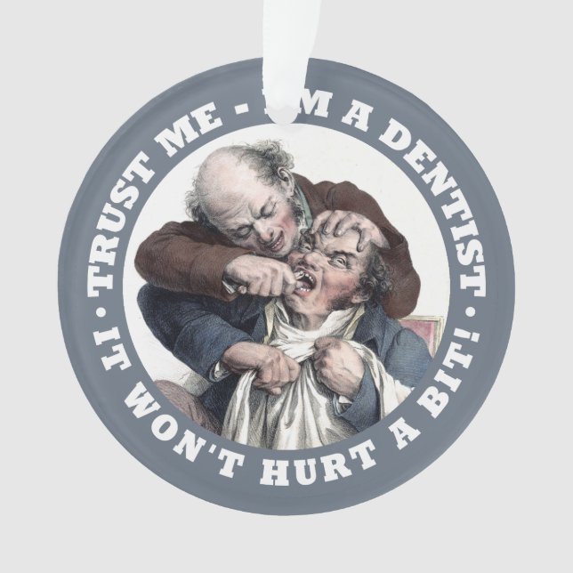 Ornement de coutume d'humour de DENTISTE (devant)