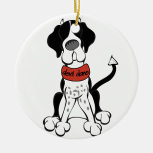 Ornement de Danois de diable