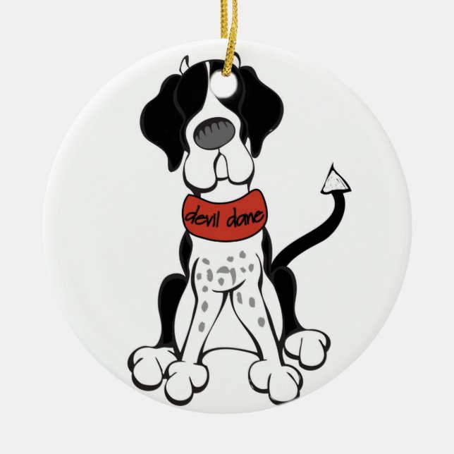 Ornement de Danois de diable (Devant)