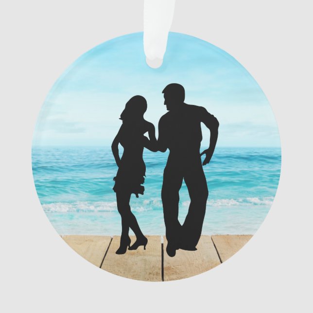 Ornement de danse - Beach Shag Dancing (devant)