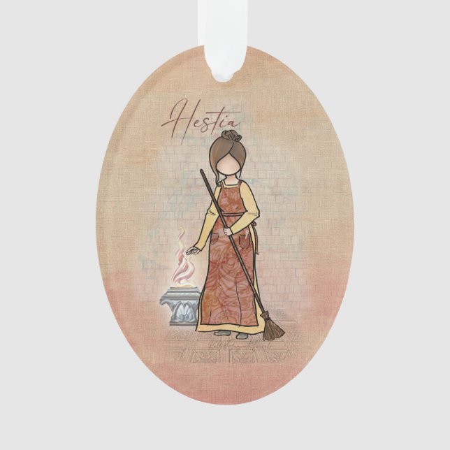 Ornement de déesse Hestia (devant)