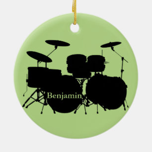 Ornement de design de batterie de batteur