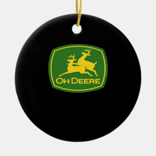 Ornement de design moderne minimal Oh Deer (Devant)