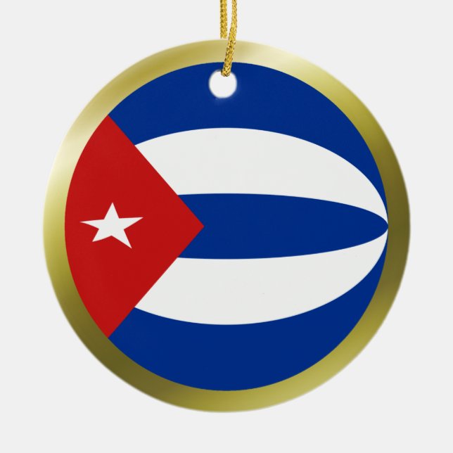 Ornement de drapeau de Cuba (Devant)