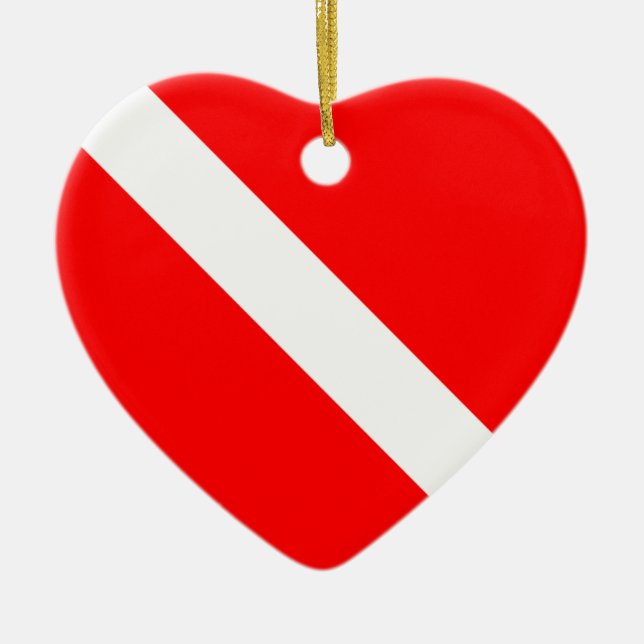 Ornement de drapeau de piqué de scaphandre (Devant)