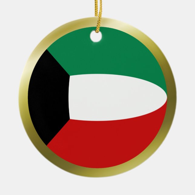 Ornement de drapeau du Koweït (Devant)