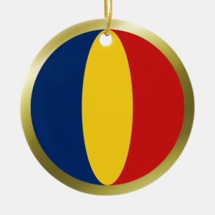 Ornement de drapeau du Tchad