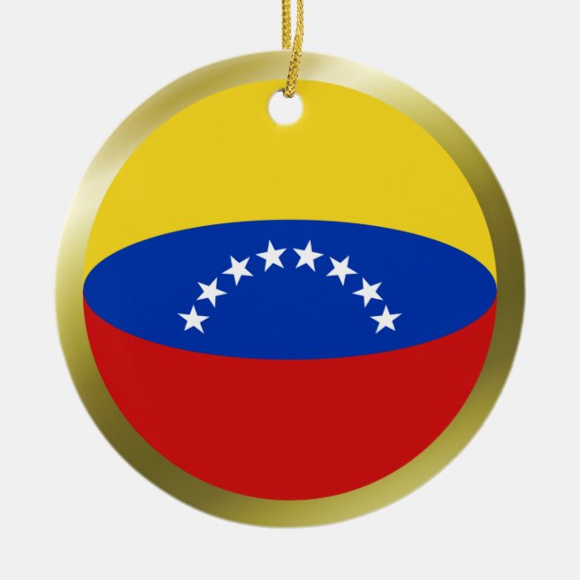 Ornement de drapeau du Venezuela (Devant)