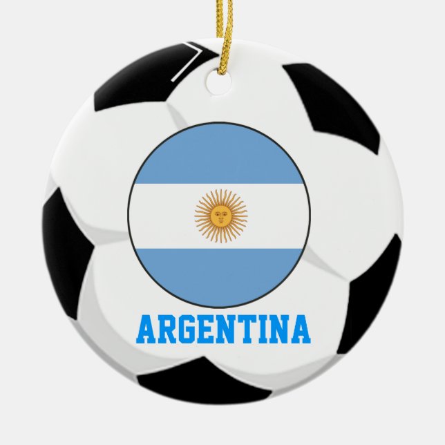 Ornement de fan de foot de l'Argentine coupe du (Devant)