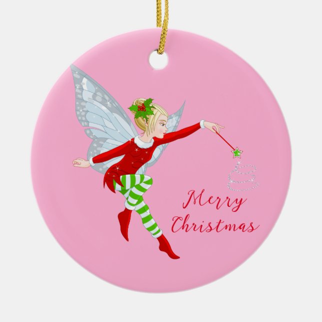 Ornement de fées de Noël (Devant)