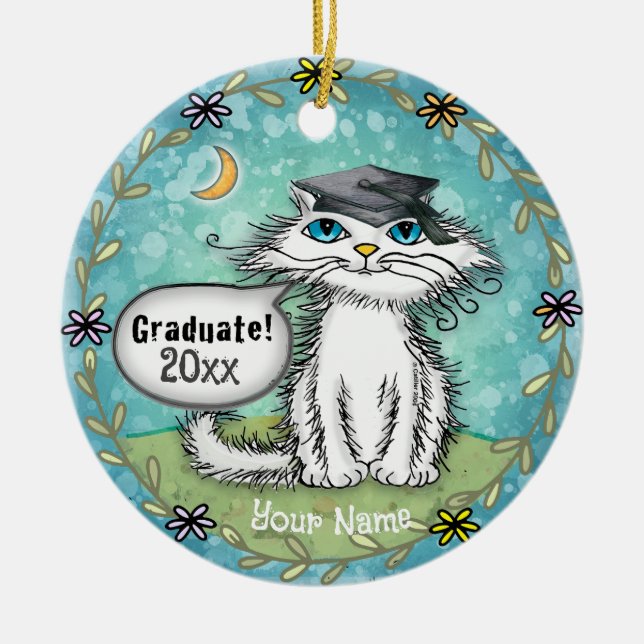 ornement de fin d'études de Scraggles Cat (Devant)