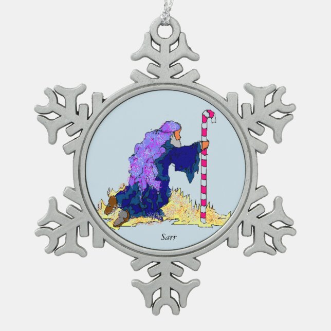 Ornement De Flamme De Neige En Eau Le Berger (Devant)