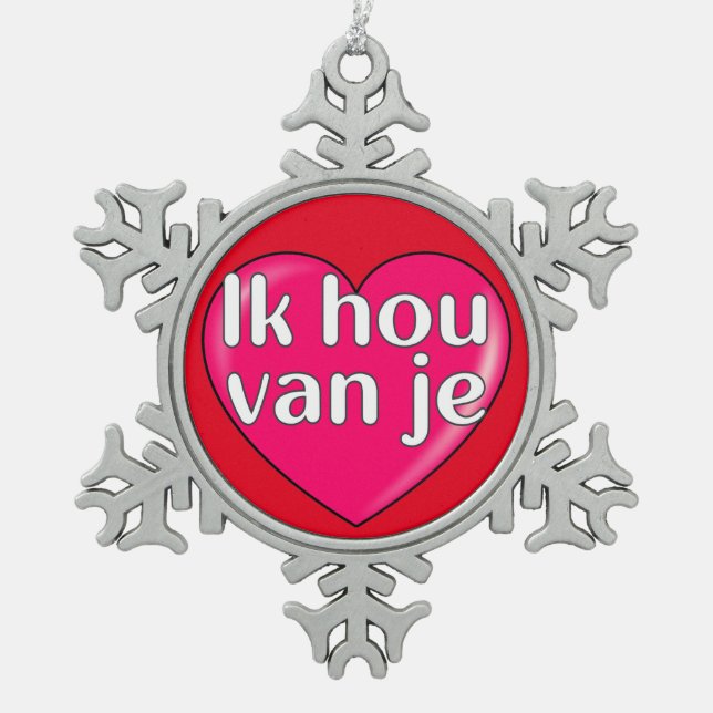 Ornement de flocon de neige (Devant)