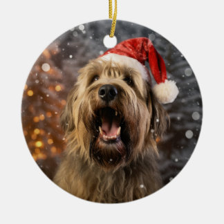 Ornement de garde de Noël de chien de garde