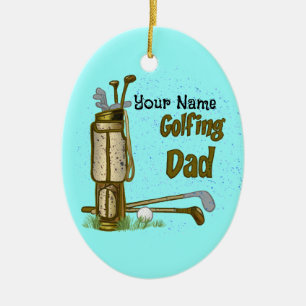 Ornement de golf papa