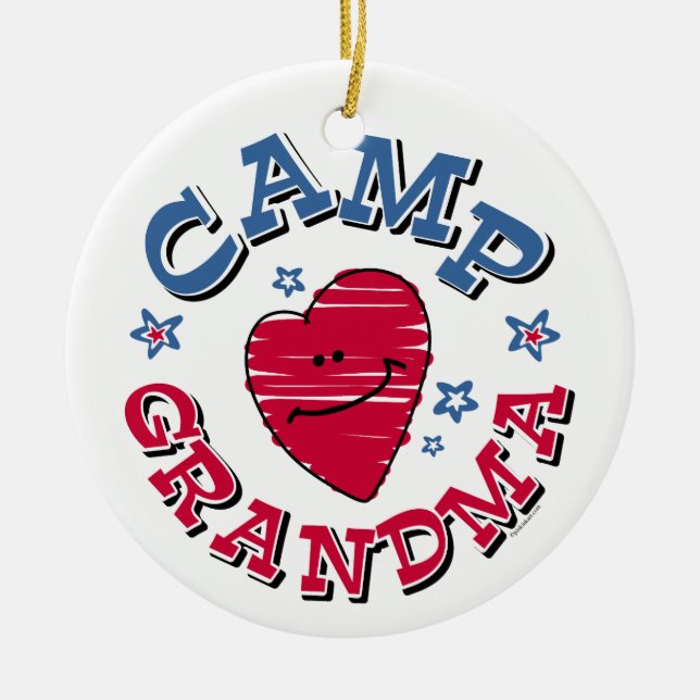 Ornement de grand-maman de camp (Devant)