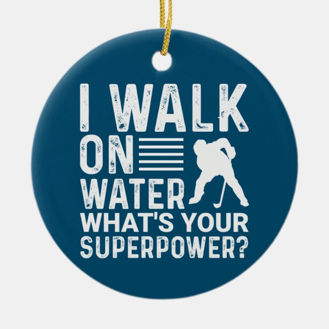 Ornement de hockey (Devant)