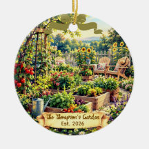 Ornement de jardin personnalisé pour la famille. D