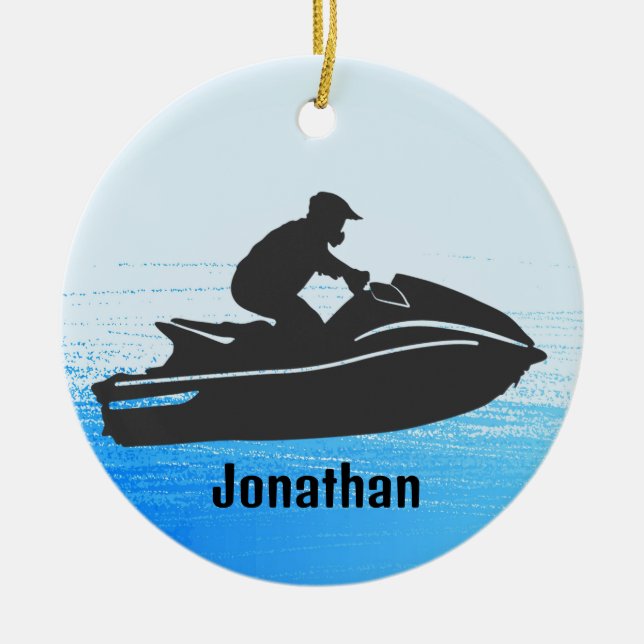Ornement de Jet Ski personnalisé (Devant)