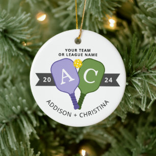 Ornement de joueur de l'équipe personnalisée