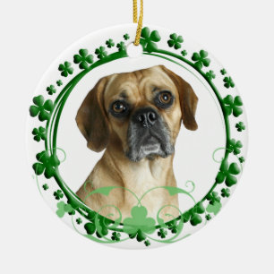 Ornement de jour de Puggle St Patrick