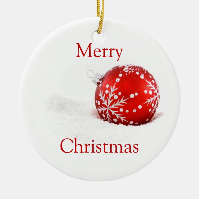 Ornement de Joyeux Noël (Devant)