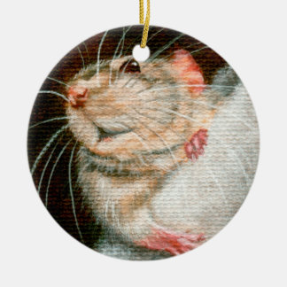 Ornement de Joyeux Noël de rat