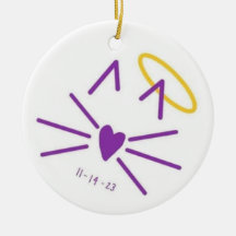 Ornement de Kitty en mémoire de JDW