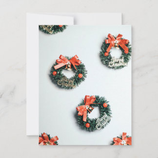 Ornement de la carte de Noël avec guillemets