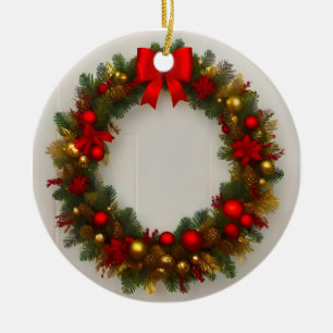 Ornement de la couronne de Noël
