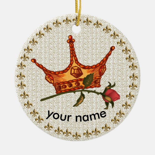 Ornement de la Couronne rose (Devant)