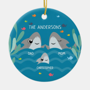 Ornement de la famille des requins