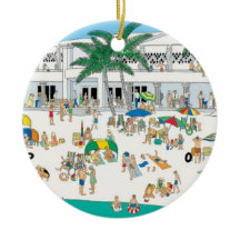 Ornement de la plage de Lido Sarasota