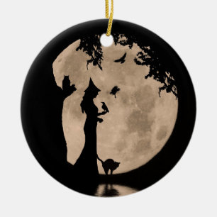 Ornement de la sorcière d'Halloween et des décorat