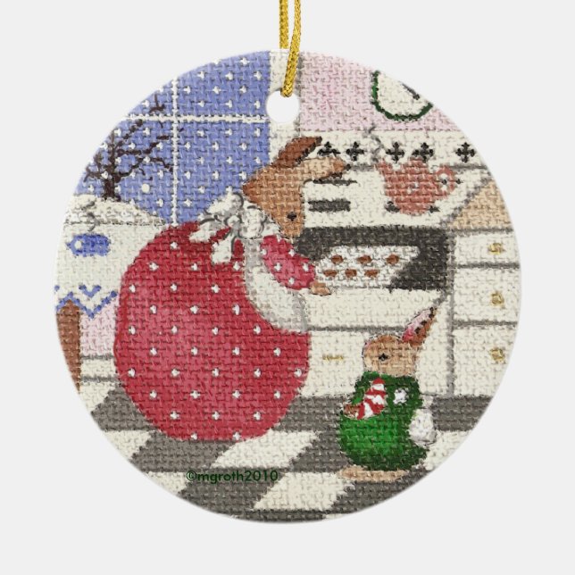 ornement de lapin à cuire (Devant)