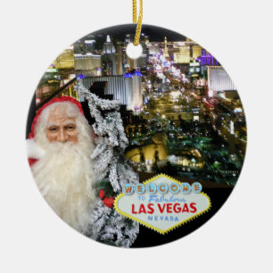 Ornement de Las Vegas le père noël