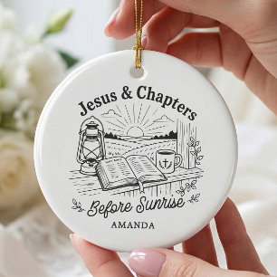 Ornement de lecteur chrétien Jésus & Chapitres