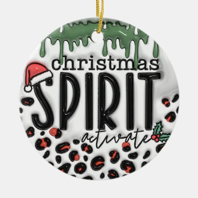 ORNEMENT DE L'ESPRIT DE NOËL (Devant)