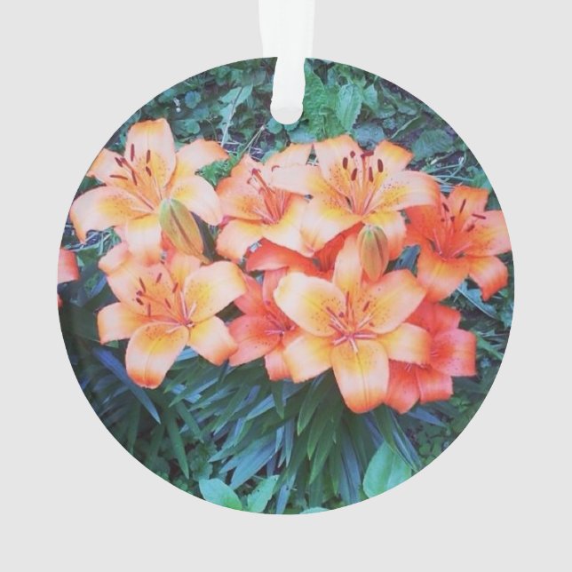 Ornement de lis tigré (dos)