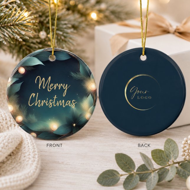 Ornement de logo de Noël élégant moderne (Créateur téléchargé)