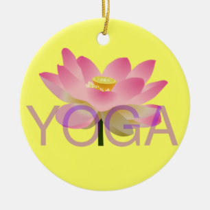 ornement de lotus de yoga
