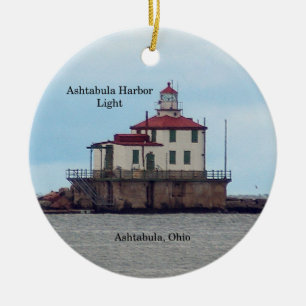 Ornement de lumière de port d'Ashtabula