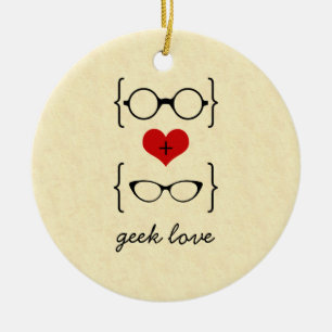 Ornement de lunettes Geeky